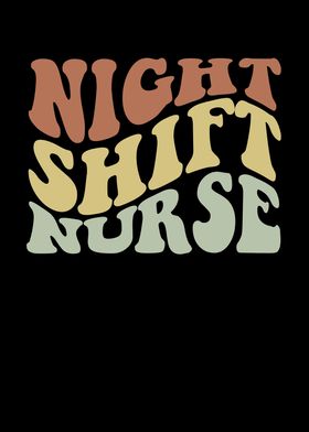 Night shift nurse colorful