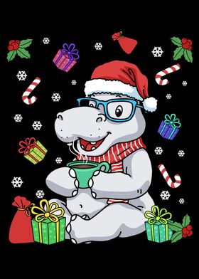 Christmas Hippo Gift Kids