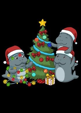 Christmas Tree Manatee