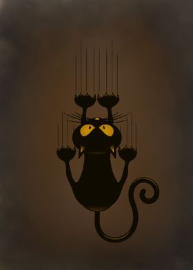 Horror Black Cat