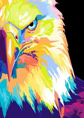 eagle pop art