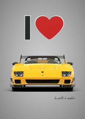 I Love F40 Barchetta