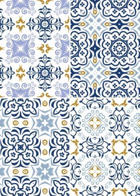 Mediterranean Blue Tile 02