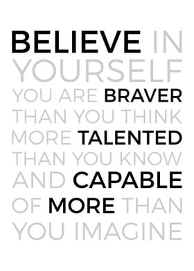 Believe In Yourself