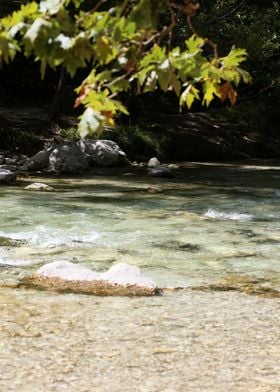 Acherontas river in Greece