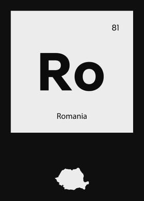 Romania Country Map