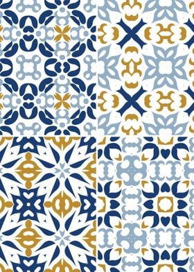 Mediterranean Blue Tile 08