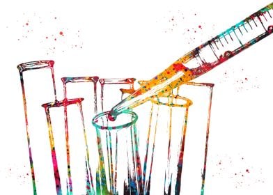 Pipette and Test Tubes 