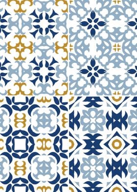 Mediterranean Blue Tile 07