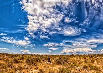 Cairn in the High Desert