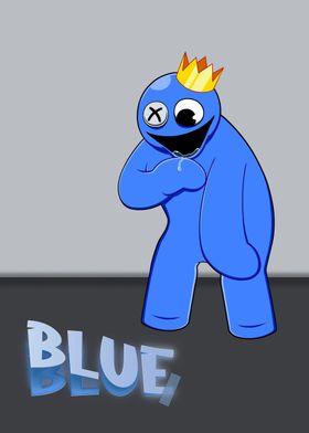 blue roblox emoji | Poster