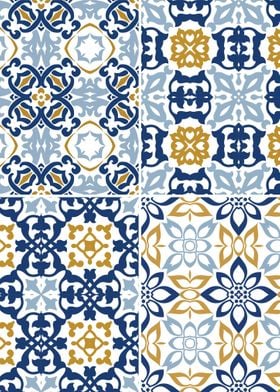 Mediterranean Blue Tile 06