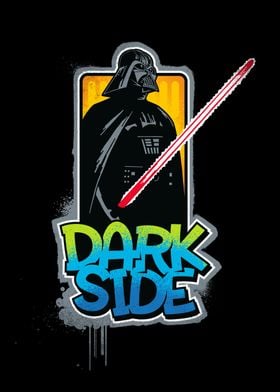 Dark Side characters' Poster, picture, metal print, paint by Star Wars