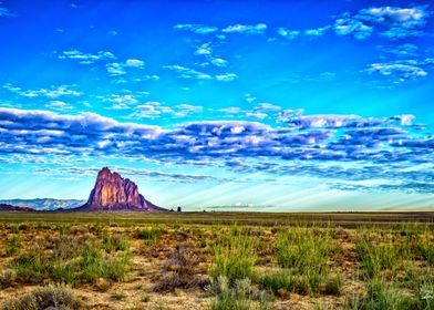 Shiprock Rock with Wings 