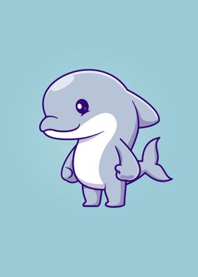 Cute dolphin