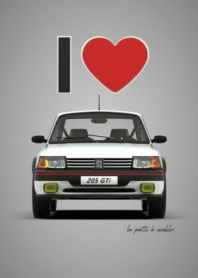 I Love  205 GTi