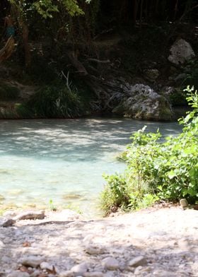 Acherontas river in Greece