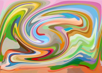 Abstract Alien Twirl 5