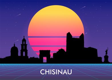 chisinau vaporwave city 