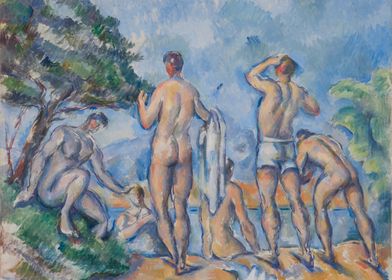 Bathers 1890 painting