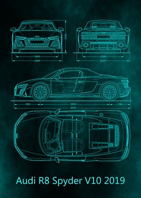 Audi R8 Spyder V10 2019 