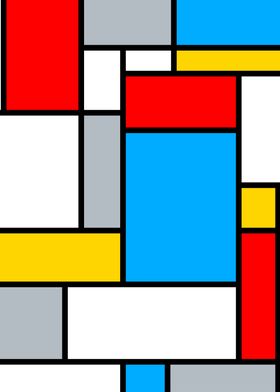 Retro Modern Mondrian 