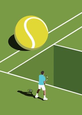 Tennis illustration 