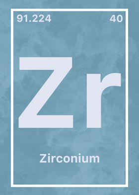 Zirconium Chemical Symbol