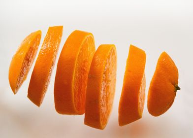 orange sliced