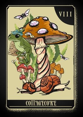 Cottagecore Tarot Card