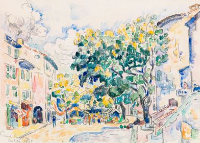 Antibes 1918 painting