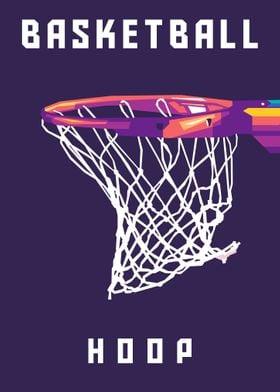 Basketball Hoop Popart