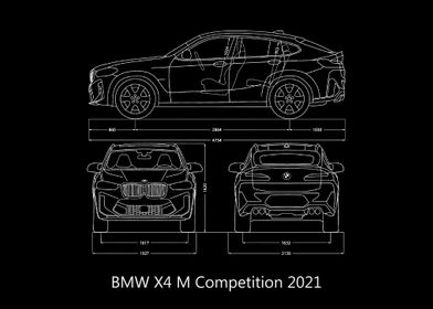 BMW X4 M Competition 2021 