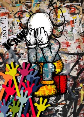 Kaws pop art