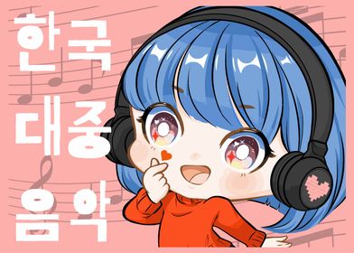 Kawaii Kpop Anime Chibi