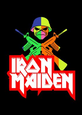 Iron maiden music logo