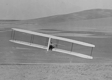 Wright glider turns