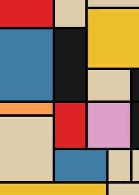 Piet Mondrian style