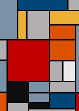 Piet Mondrian style