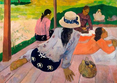 The Siesta by Paul Gauguin