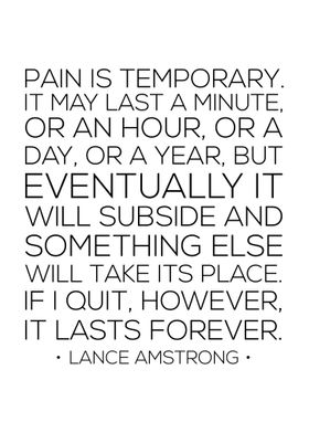 Pain Is Temporary