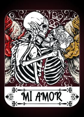 Mi Amor Sugar Skeleton