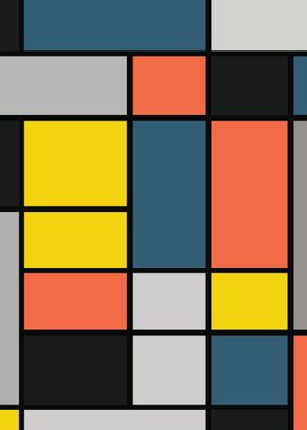 Piet Mondrian style