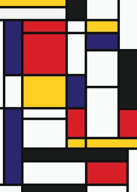 Piet Mondrian style