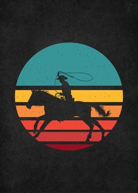 retro vintage rodeo