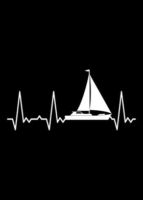 Heartbeat Sailboat