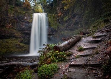 Henrhyd Falls after rain