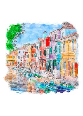 burano veneto italy