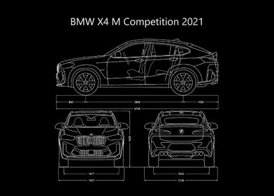 BMW X4 M Competition 2021 