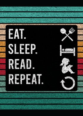 eat sleep read repeat